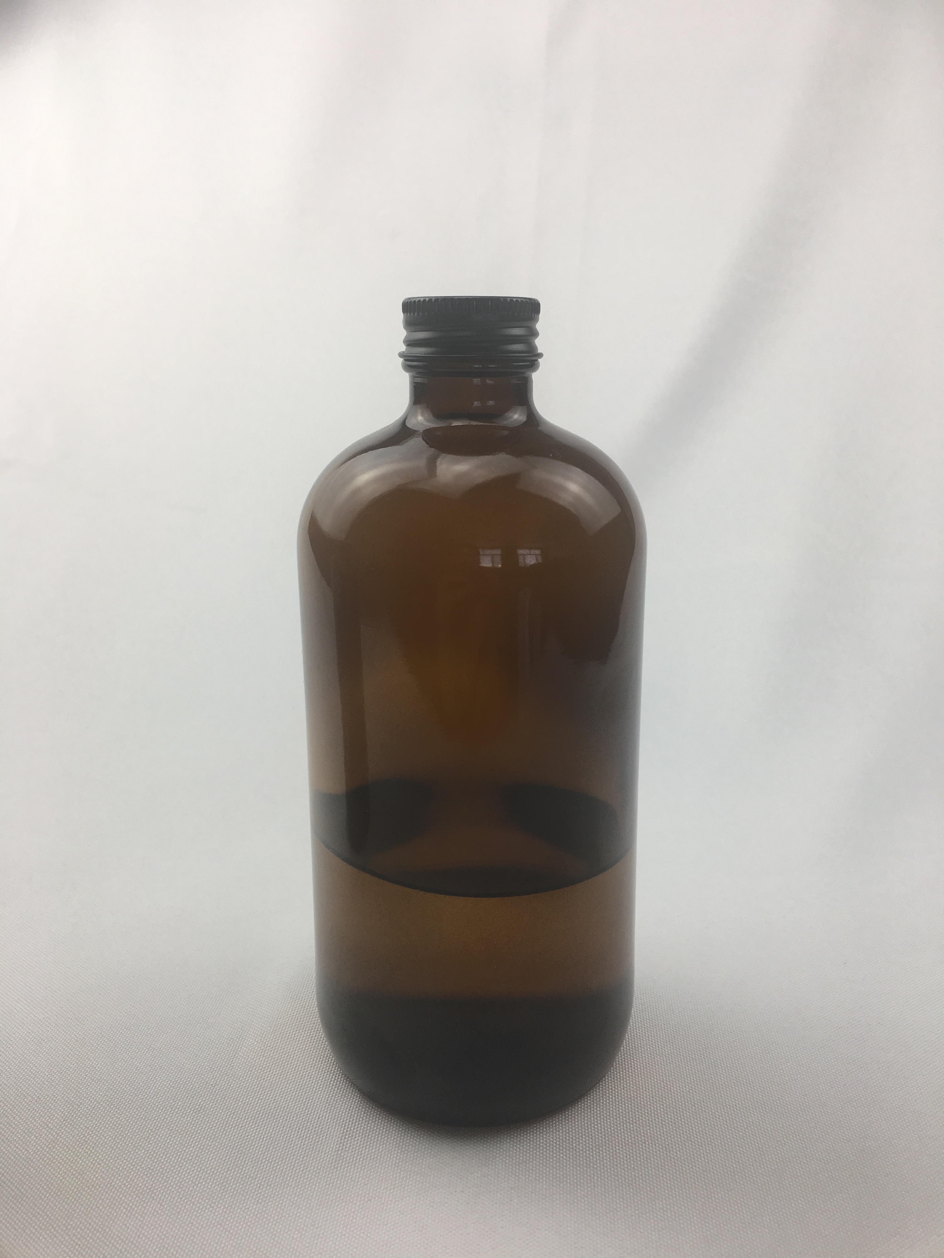 500ML Large Refillable Amber Glass Spray Bottle With Black Trigger Spray Top