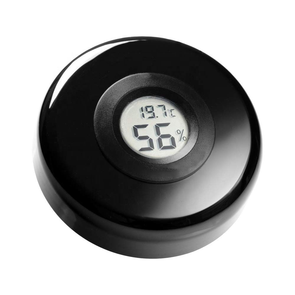 500ML Smell Proof Air-tight Curing Glass Stash Jar with digital humidity temp sensor