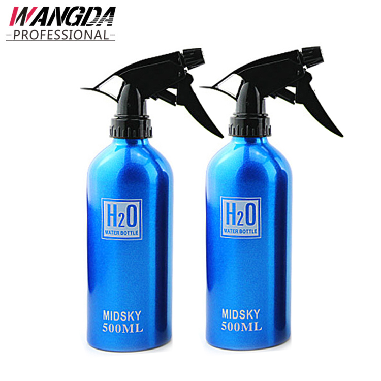 500ML hot aluminum salon mist spray bottle barber with reusable hair bottle