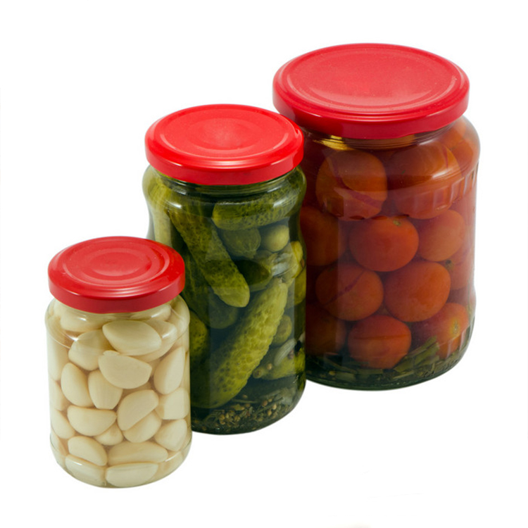 500Ml 1000Ml Mason Jar Glass Food Container Kitchen Storage Jar Factory Direct Sale