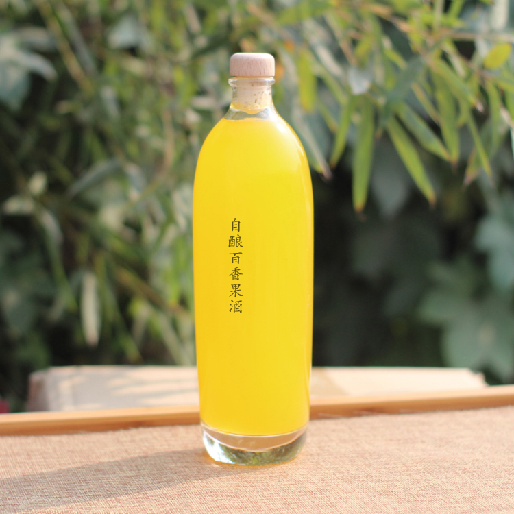 500Ml Clear Glass Juice Bottle Glass Beverage Plastic Bottle With Metal Lid Beverage Bottle