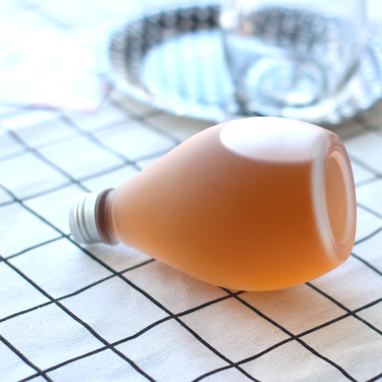 500Ml Clear Glass Orange Juice Pet Bottle With Label