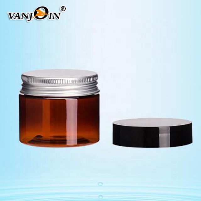 500g Amber Pet Plastic Cosmetic Shampoo Cream Packaging Jar