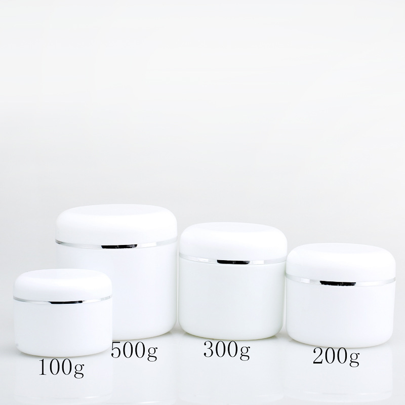 500g PP plastic white cosmetic cream jar