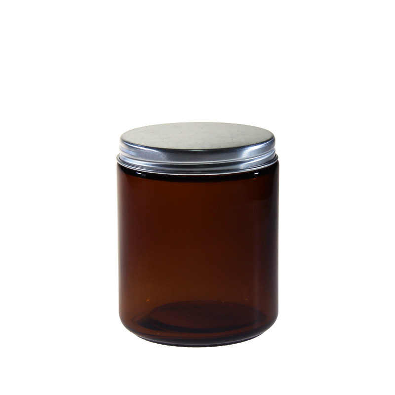 500g empty amber glass jar scented candle amber candle jars with lids