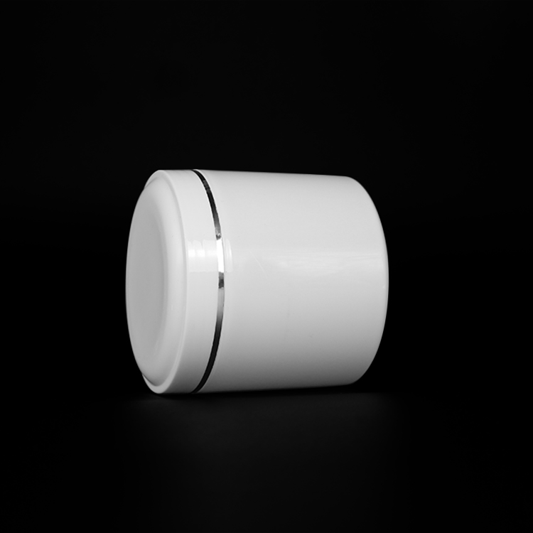 500g plastic round Cosmetic packing mask jar with plastic spoon