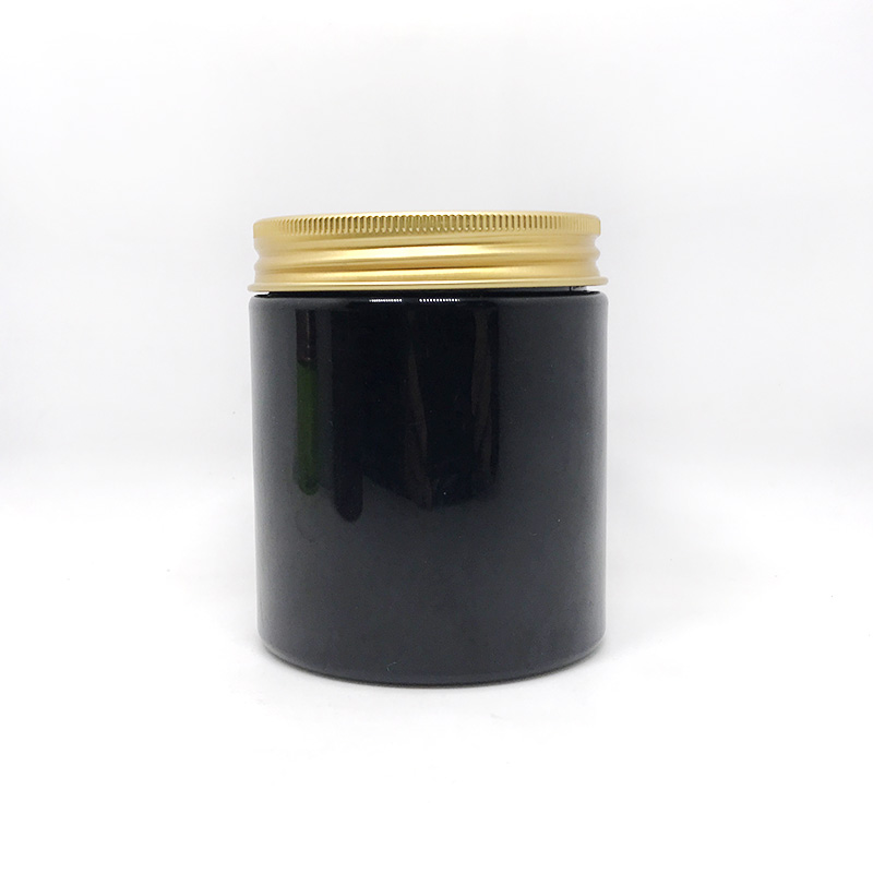 500ml 16 oz wide mouth clear PET cookie candy food plastic jar with aluminium cap