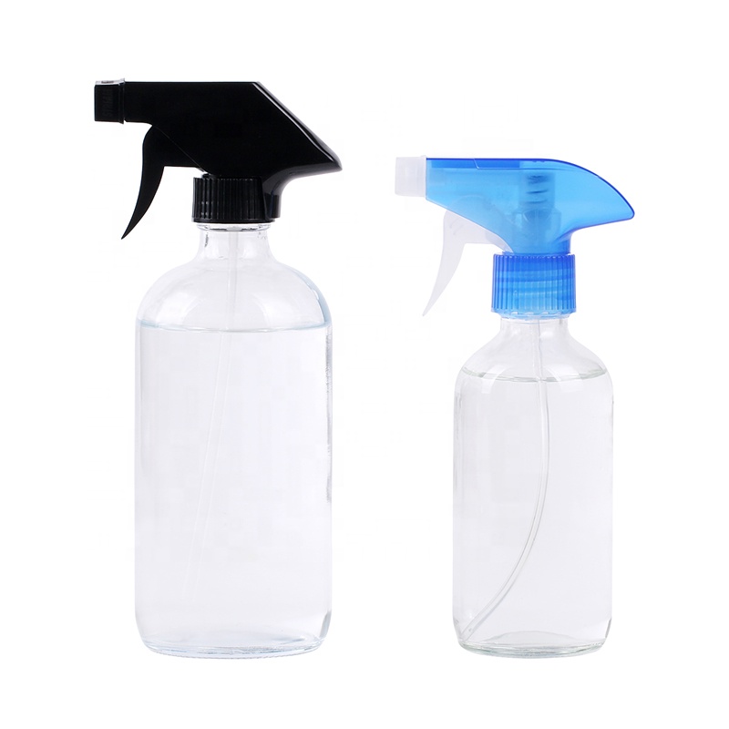 500ml 250ml amber glass mist spray pump bottle with trigger sprayer