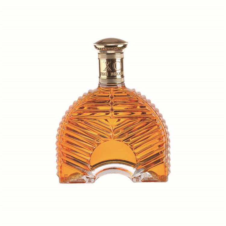 500ml 700ml 750ml Customizable Clear Empty Glass Bottle Liquor Bottles with cap