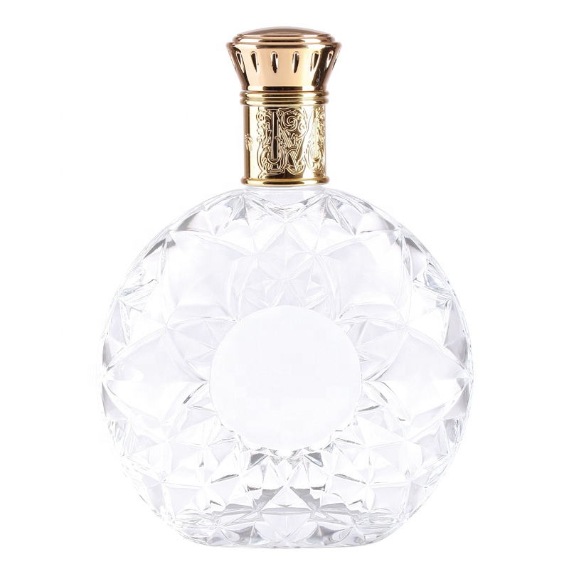 500ml 700ml hot stamping  liquor brandy glass bottle