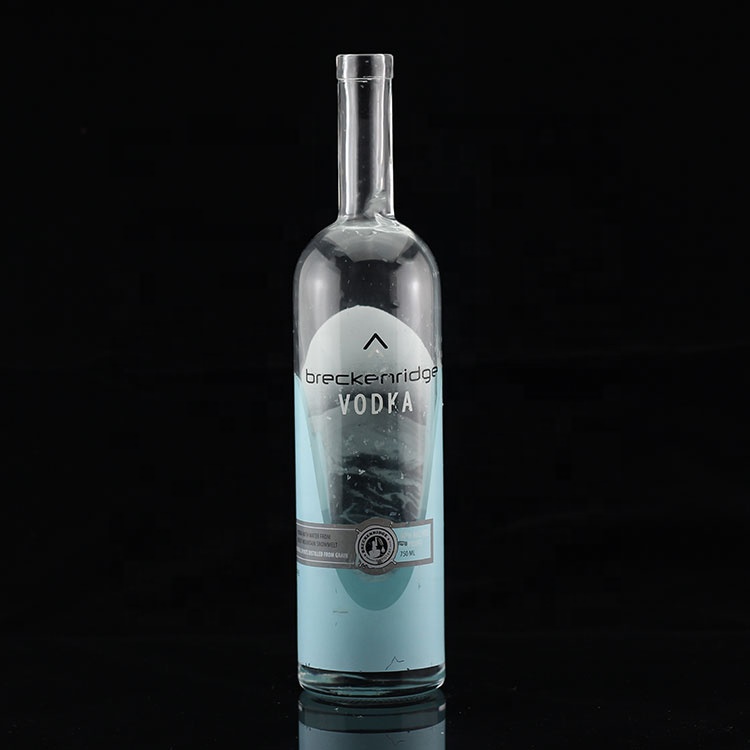 500ml 750ml Liquor Glass Bottle Different Size Vodka Bottle With Cork