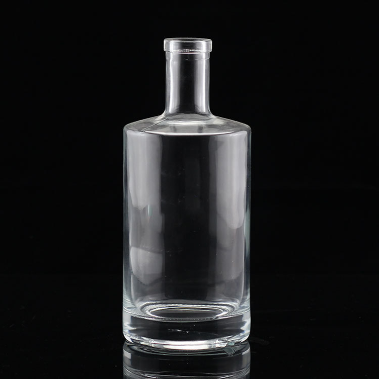 500ml 750ml glass vodka bottles high flint glass bottle for whisky gin wine liquor bottles