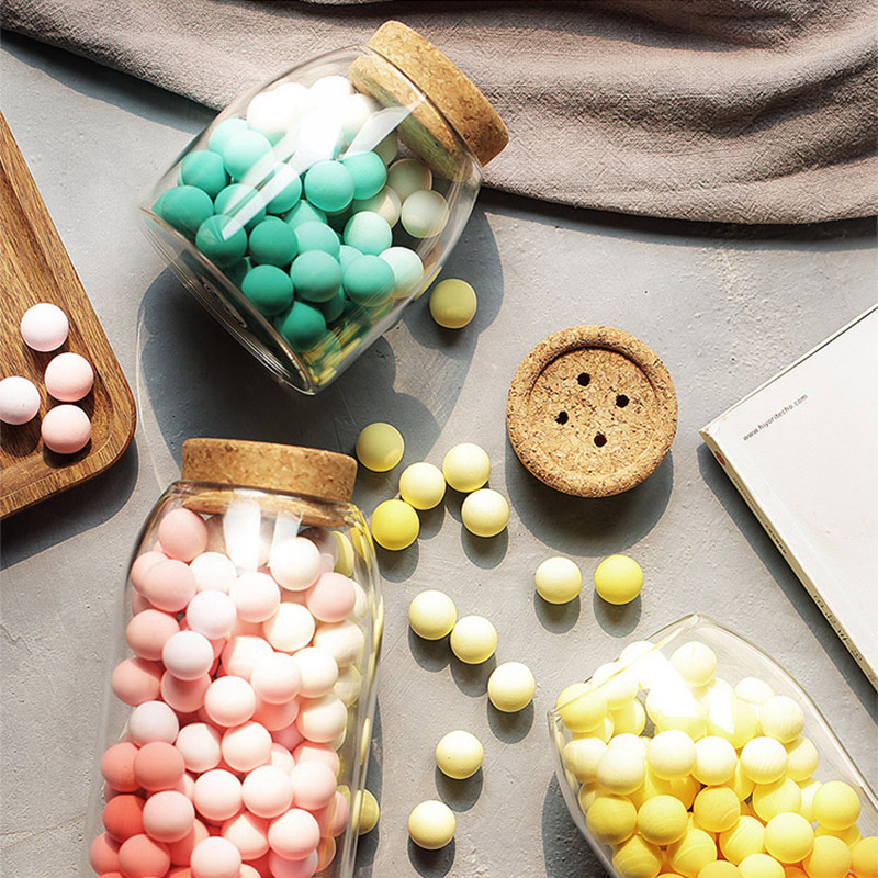 500ml 800ml 1200ml borosilicate glass storage bottles & jars cookie tea dry fruits tin can packaging