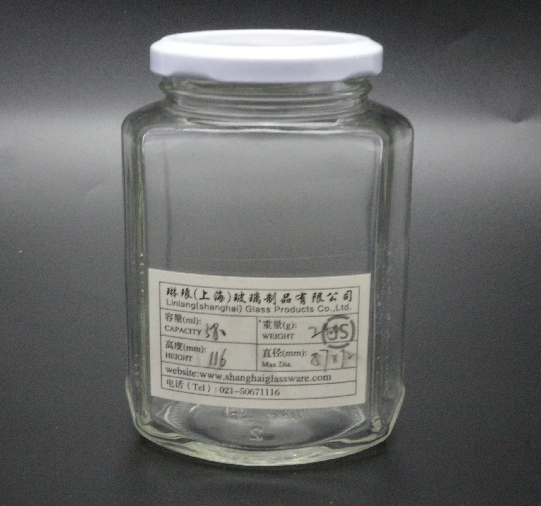 500ml 9oz 6oz 190ml 4oz 120ml 3.75z 110ml 55ml 2oz 45 ml 1.5oz 1oz honey oval hexagon glass jars with gold lid