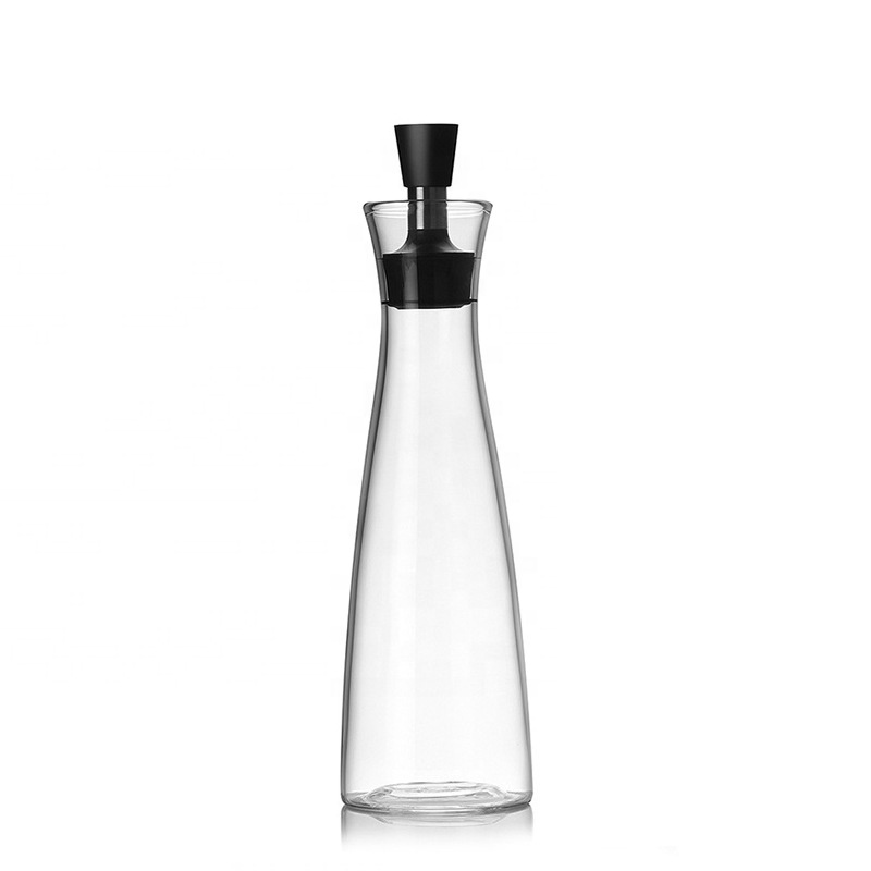 500ml Borosilicate Olive Oil Bottles Cooking Oil Glass Dispenser with Non-drip Stopper