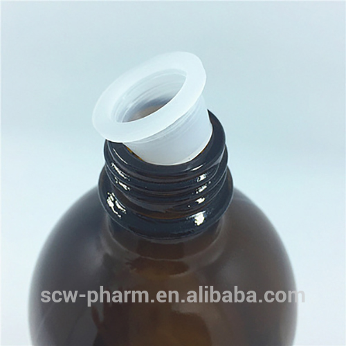 500ml Boston Round Glass Bottle With Cap