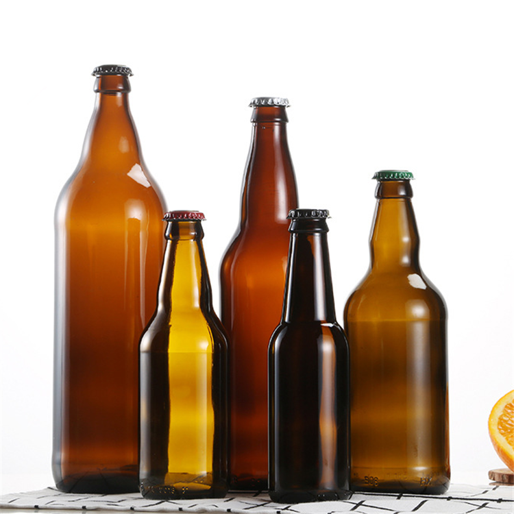 500ml Brown beverage beer glass bottle