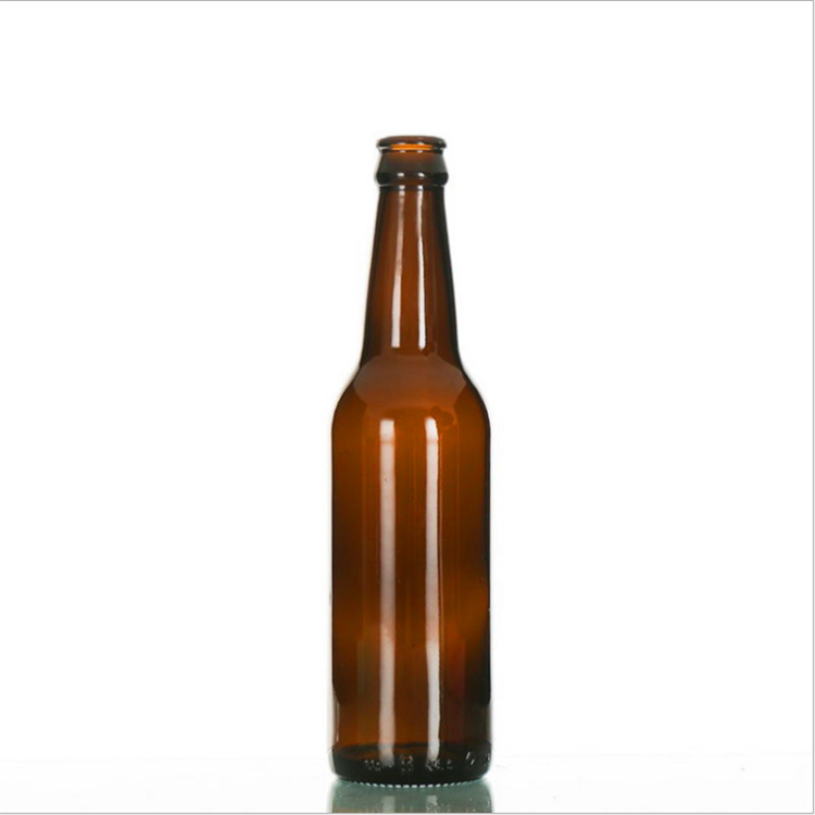 500ml Brown beverage beer glass wine bottle with lid