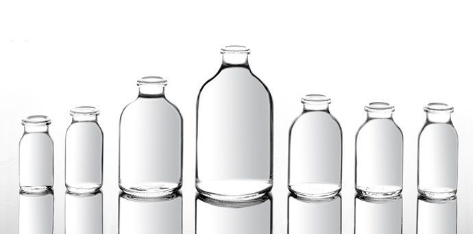 500ml Clear Infusion Glass Bottles with 32mm Finish Type I/II