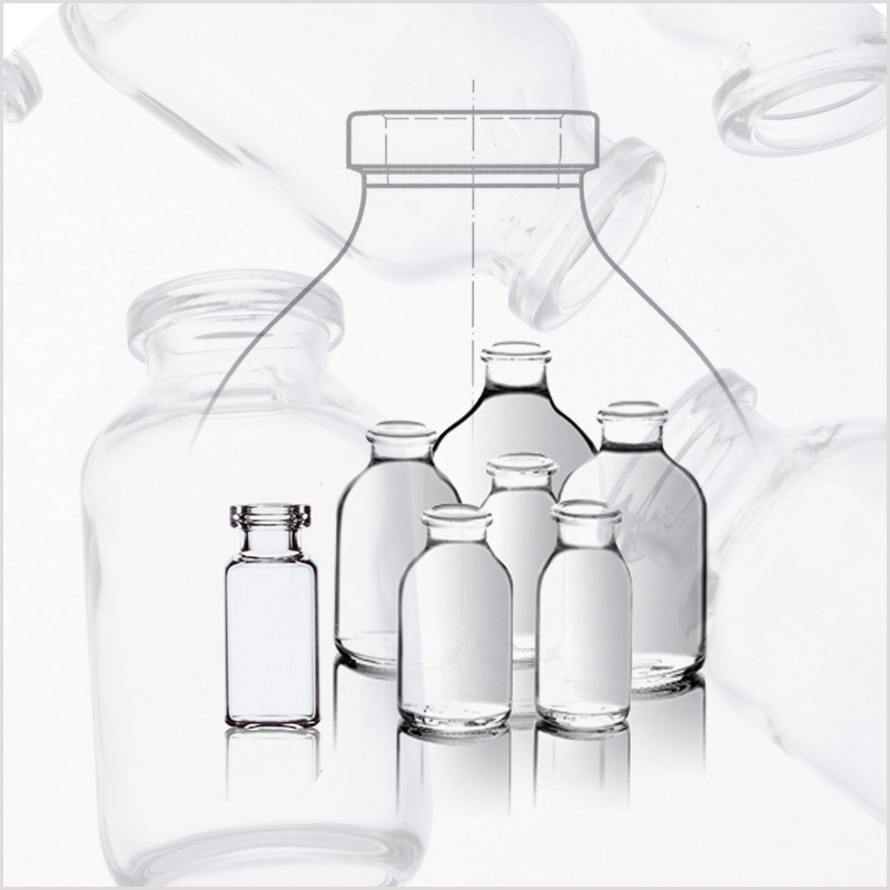 500ml Clear Infusion Glass Bottles with 32mm Finish Type I/II