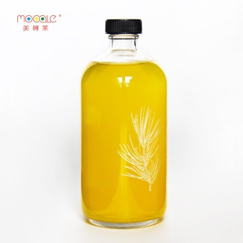 500ml Custom Design Round Recycled Juice Bottle Glass 16 oz