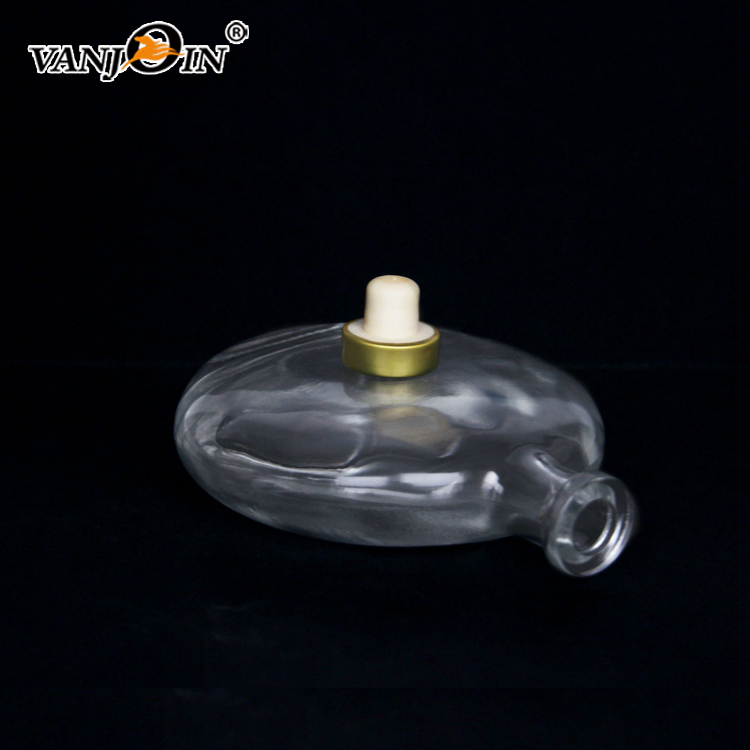 500ml Flask Hip Liquor Glass Bottle with Lid