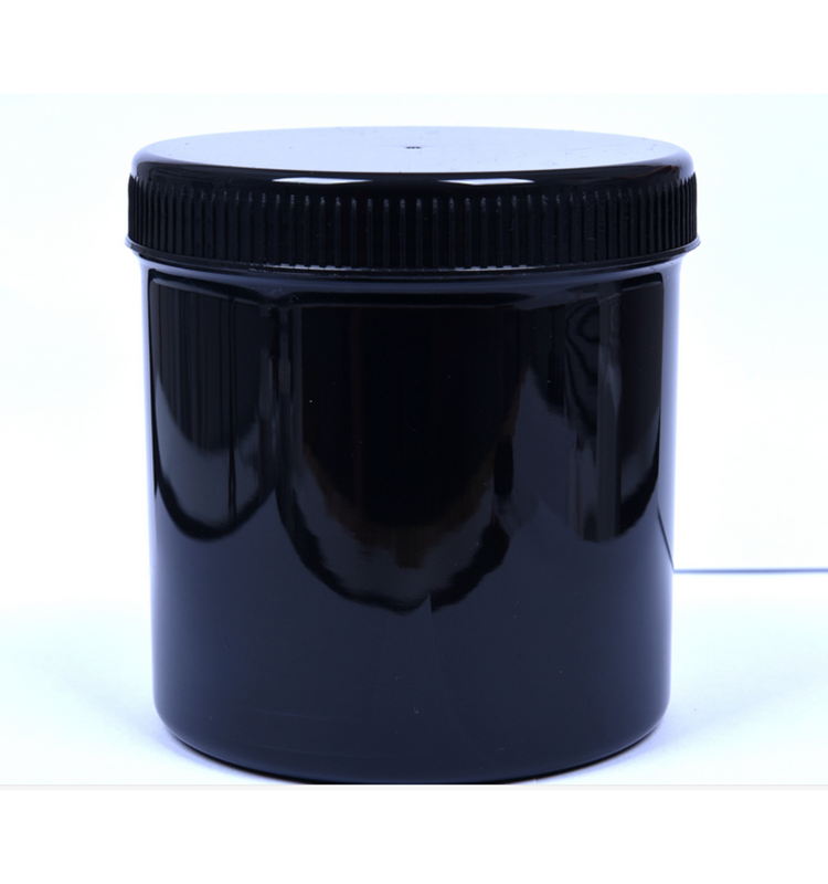 500ml HDPE Plastic Supplement Container,black jar