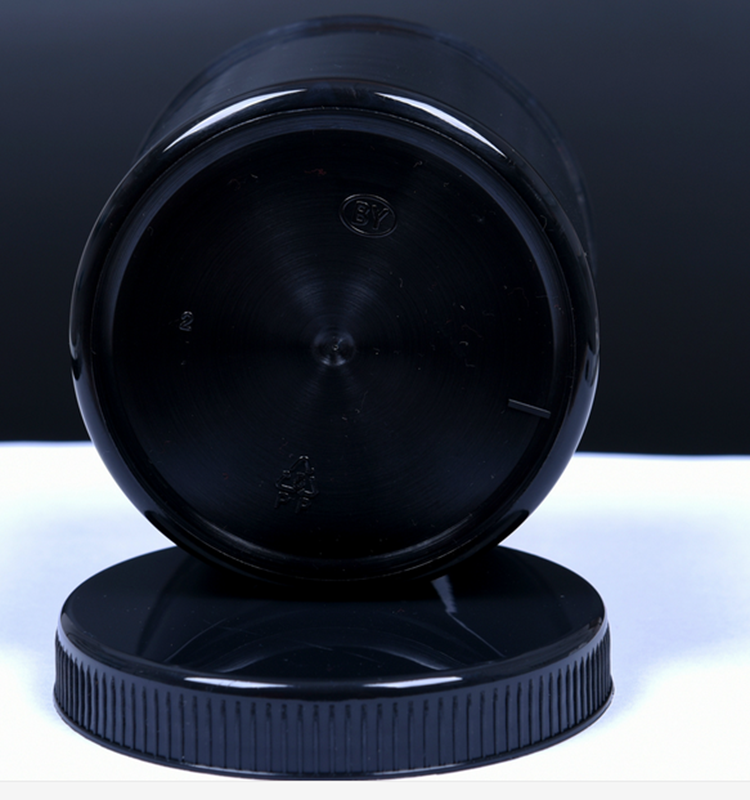 500ml HDPE Plastic Supplement Container,black jar