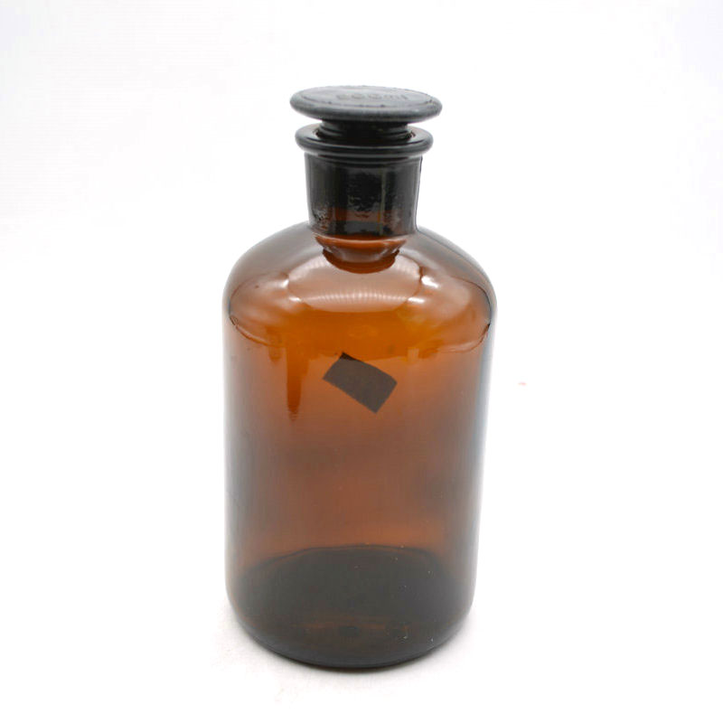 500ml Lab Glassware Brown Glass narrow mouth Reagent bottle