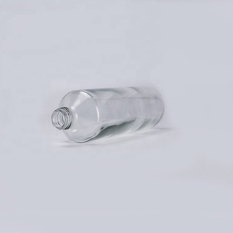 500ml Long Body Clear Cylinder Glass Spray Bottle For Cleaning Sanitizer Trigger Sprayer Bottle
