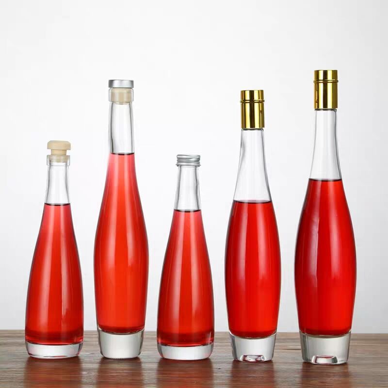 500ml Luxury Ice Bottle Crystal Glass Tea Oil Bottle Olive Oil Glass Bottle