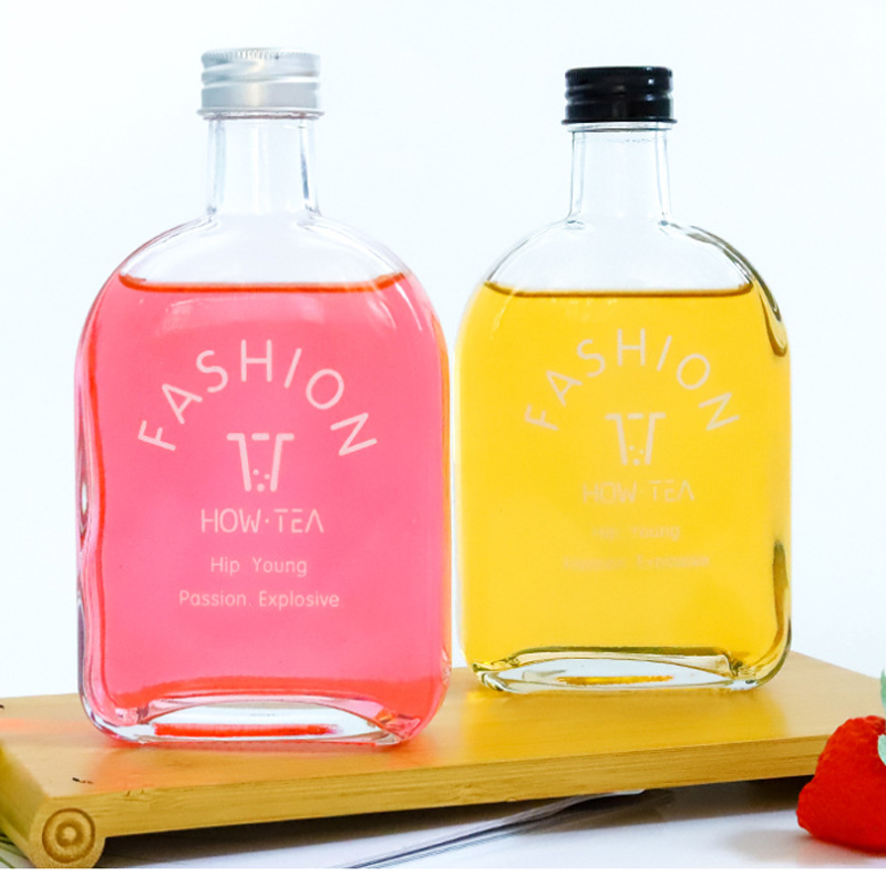 500ml Mini Glass Bottles for Wine Beverage Juice
