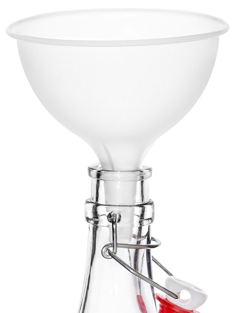 500ml Round Square Swing Top Grolsch Glass Bottles 16oz CLEAR For Brewing Kombucha Kefir Beer