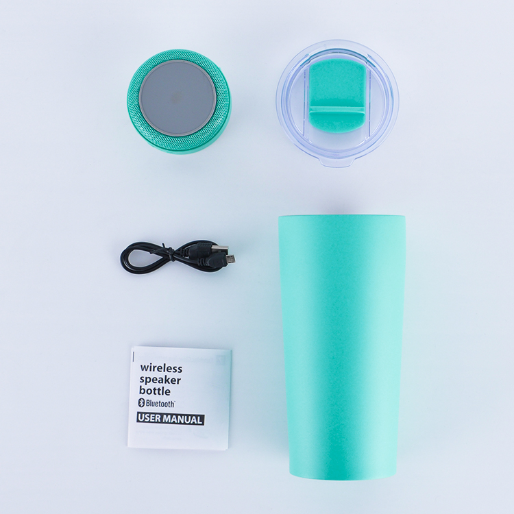 500ml Stay Hydrated And Enjoy Music Tumbler Wireless Bluetooth Speaker Water Bottle Stainless Steel Flask Smart Thermos