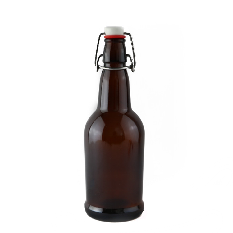 500ml Swing Top Amber Empty Wine Beer Glass Bottle Swing Top