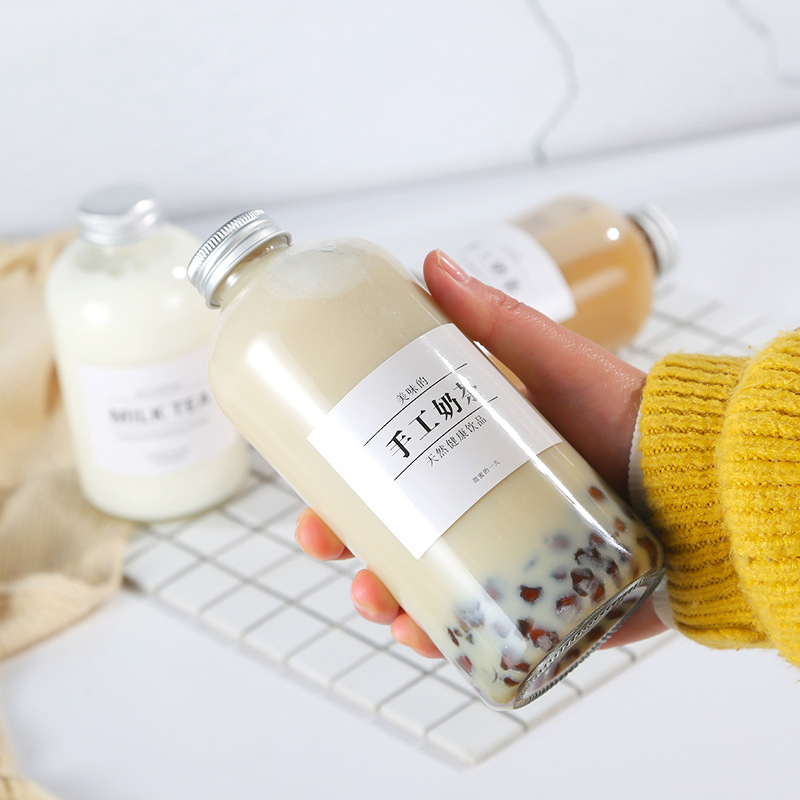 500ml Thicken drinking water glass bottle supplier