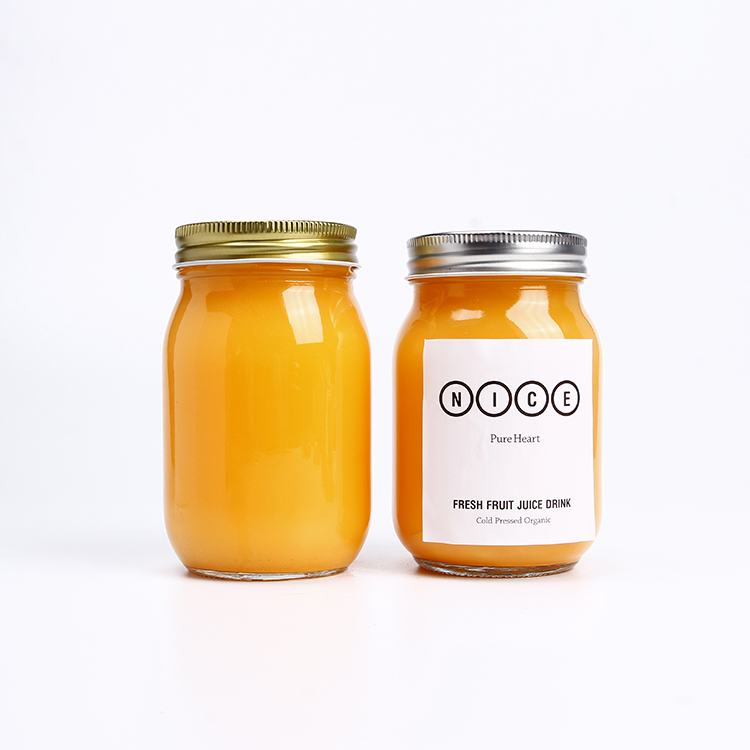 500ml Wide Mouth Clear Bulk Mason Glass Jar For Food Jam Storage