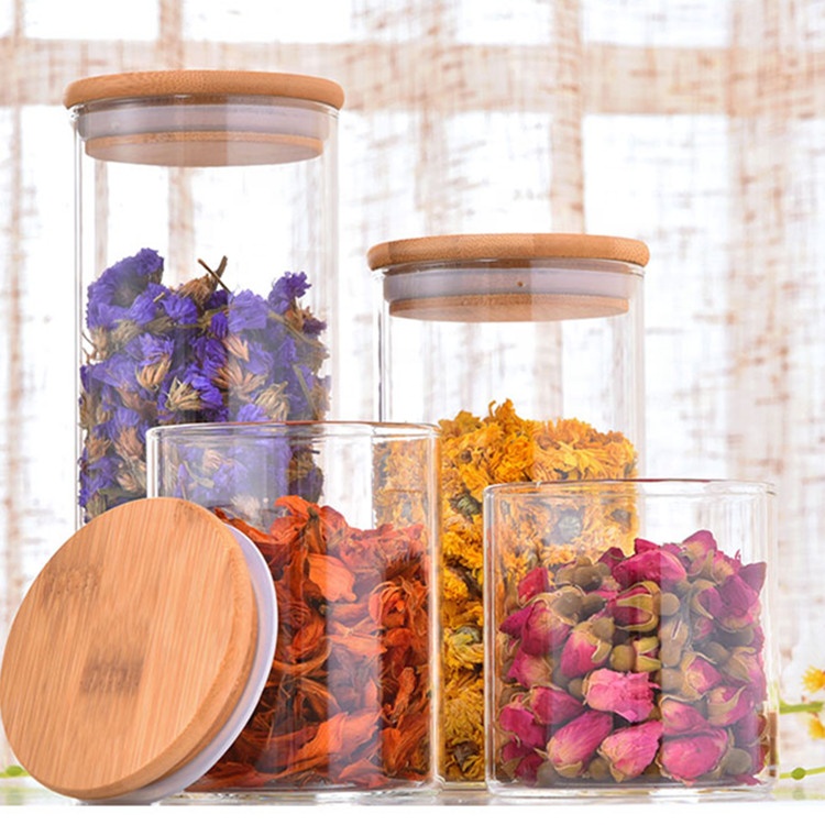 500ml airtight high borosilicate glass storage containers jars for honey