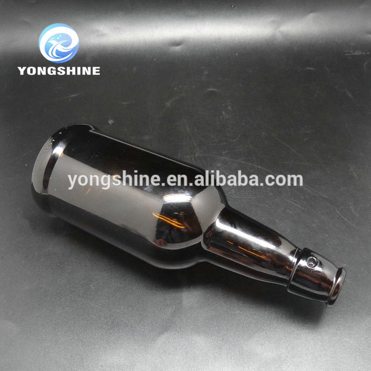 500ml ceramic swing top beer bottle/glass swing top bottles/amber glass swing top bottles
