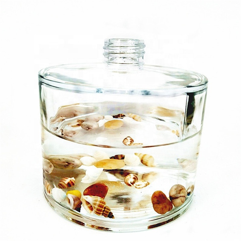 500ml clear round empty glass reed aroma big diffuser bottle large reed diffuser bottles wholesale
