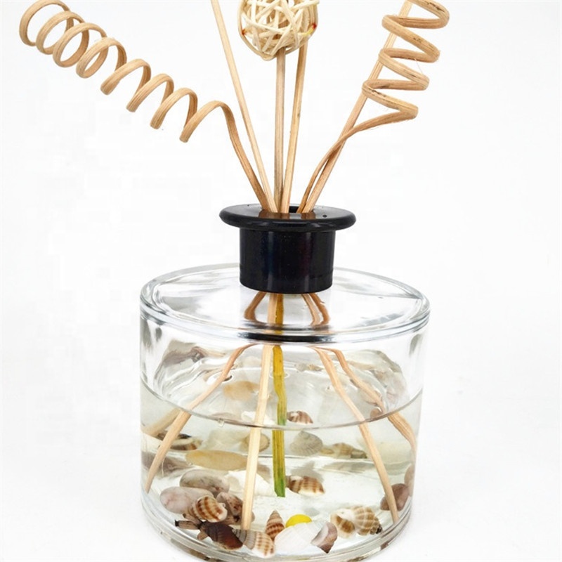 500ml clear round empty glass reed aroma big diffuser bottle large reed diffuser bottles wholesale
