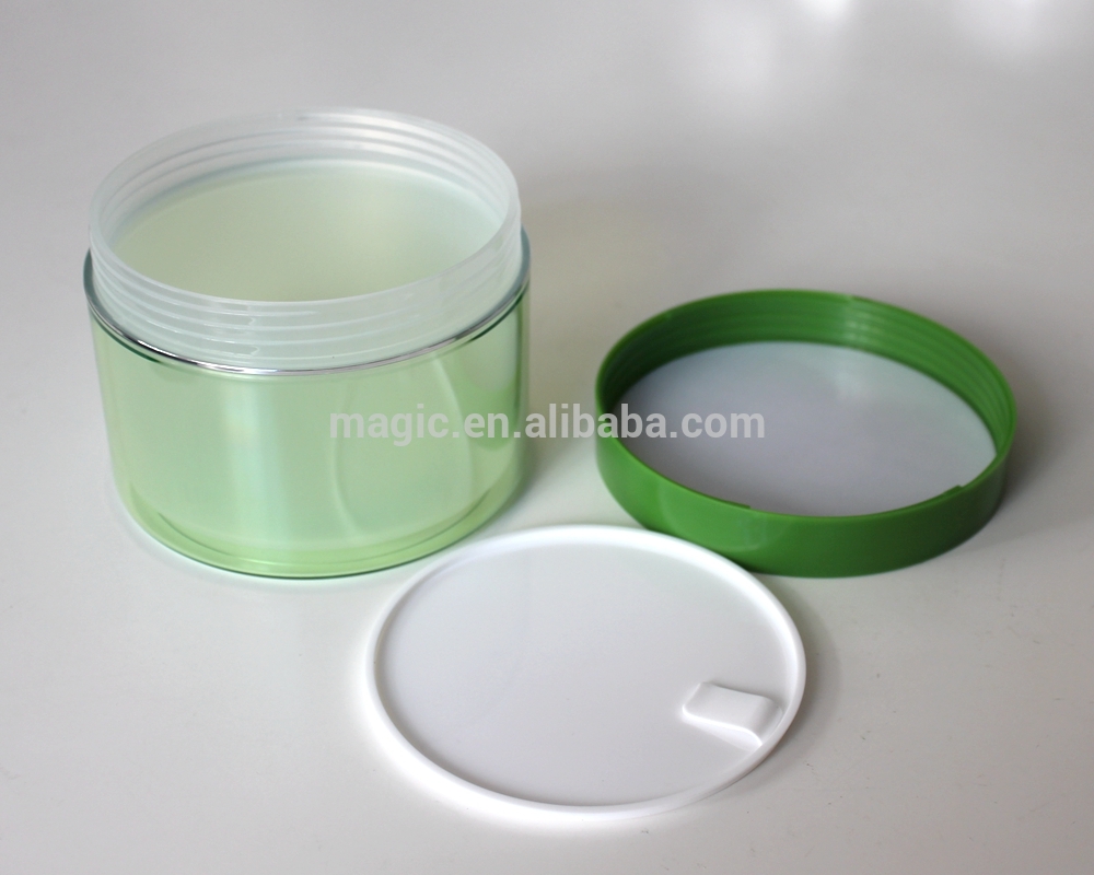 500ml cream cosmetic makeup containers mask jar plastic jar