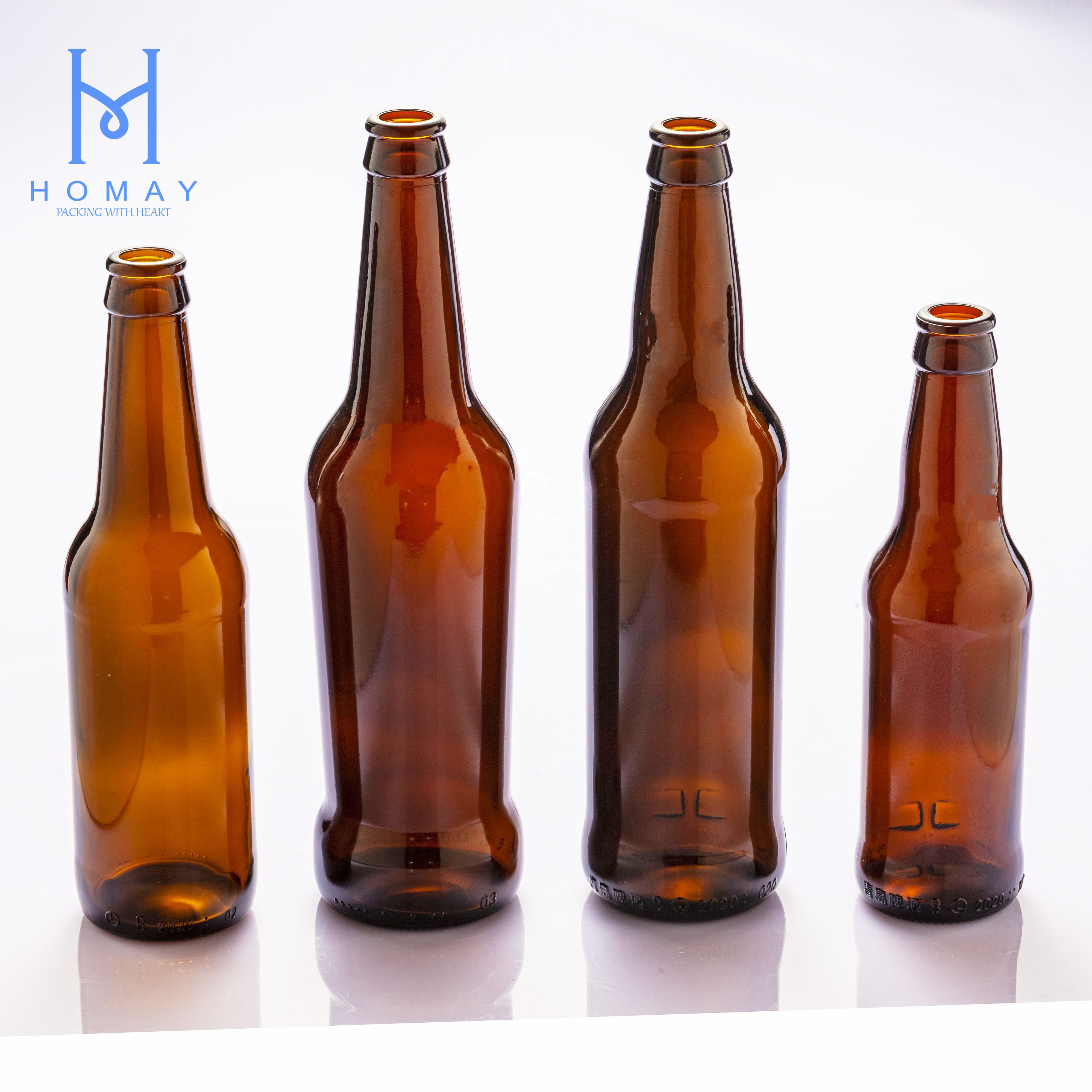 500ml empty beer glass bottle