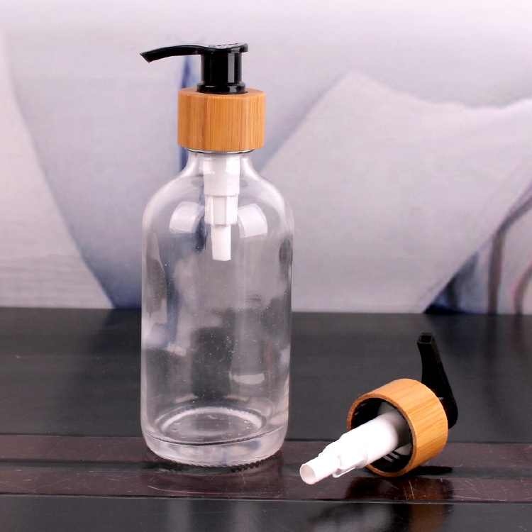 500ml foam handwashing liquid soap dispenser glass bottle with pump