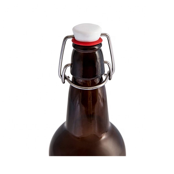 500ml high quality brown color square wine glass bottle liquor