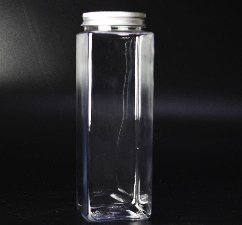 500ml large-caliber web celebrity milk tea and coffee drinks, fresh juice packaging, takeaway plastic PET bottles