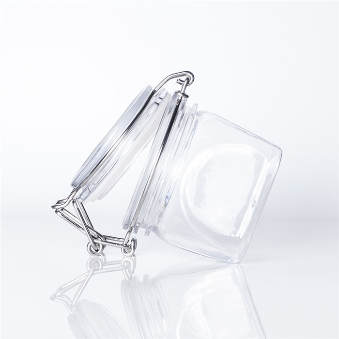 500ml pyramid wire bail canning plastic jar