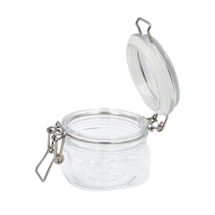 500ml pyramid wire bail canning plastic jar