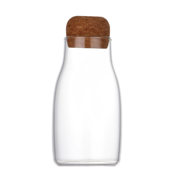500ml wholesale beer glass cork storage storage jars shaped high temperature candle jars