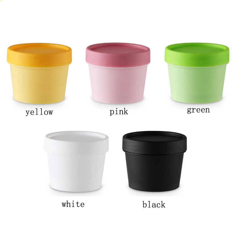 50G 100G 200G colorful mask bucket bottle cream jar plastic PP